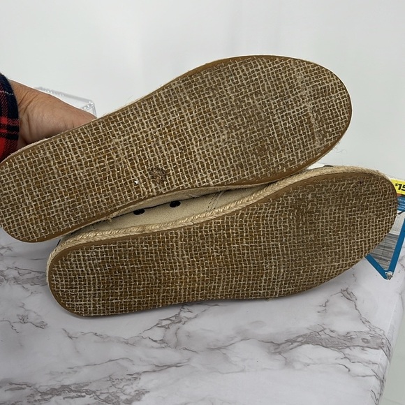 TOMS Sand Alarco Desert Chukka Botas Aztec Lace Up Booties Beige Boho Sz 7 - Picture 5 of 8